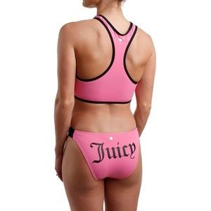 Juicy Couture Women’s Zip Bikini Swimsuit 2pc XL